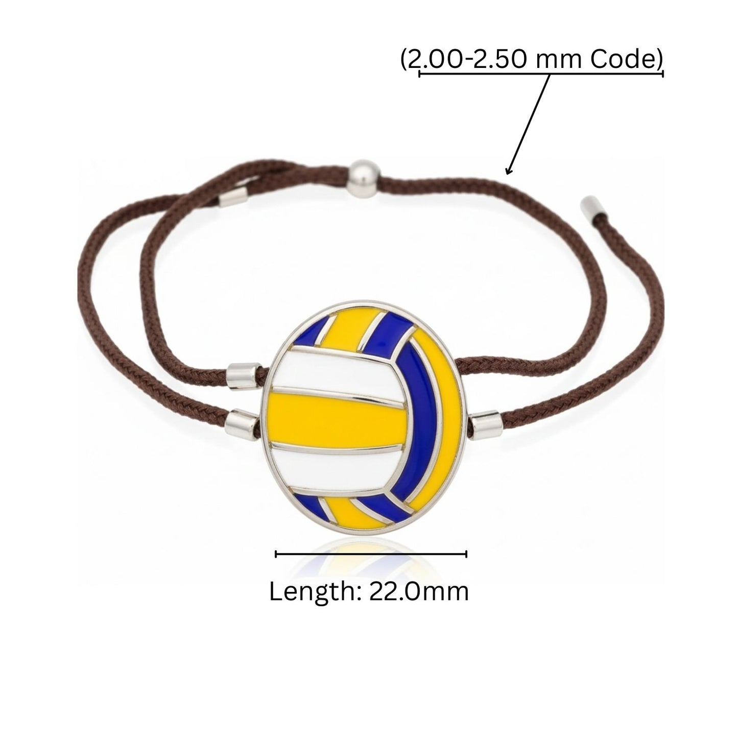 Stylish Volleyball Bracelet– Volleyball Code Bracelet