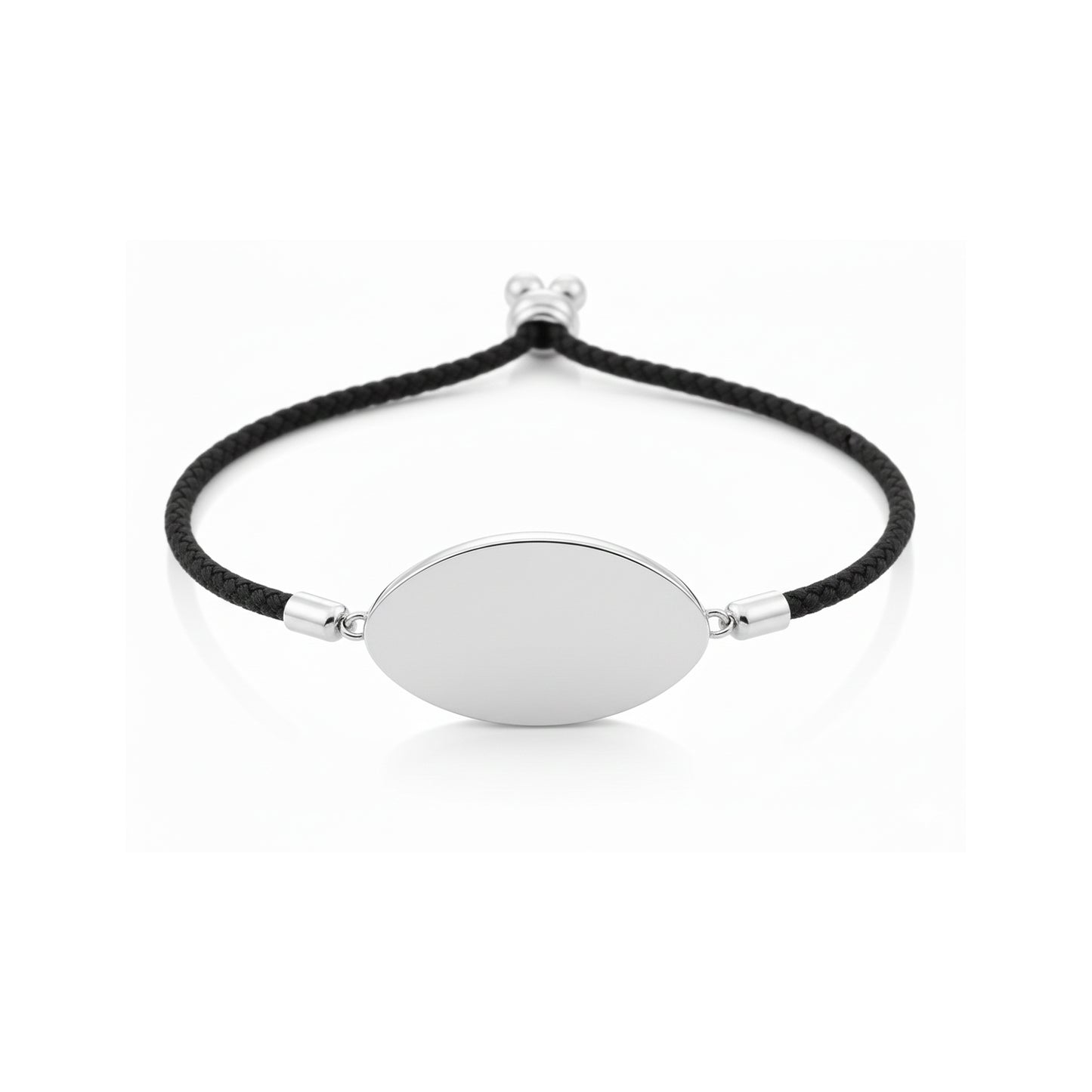 Stylish Football Cord Bracelet With Enamel Detailing