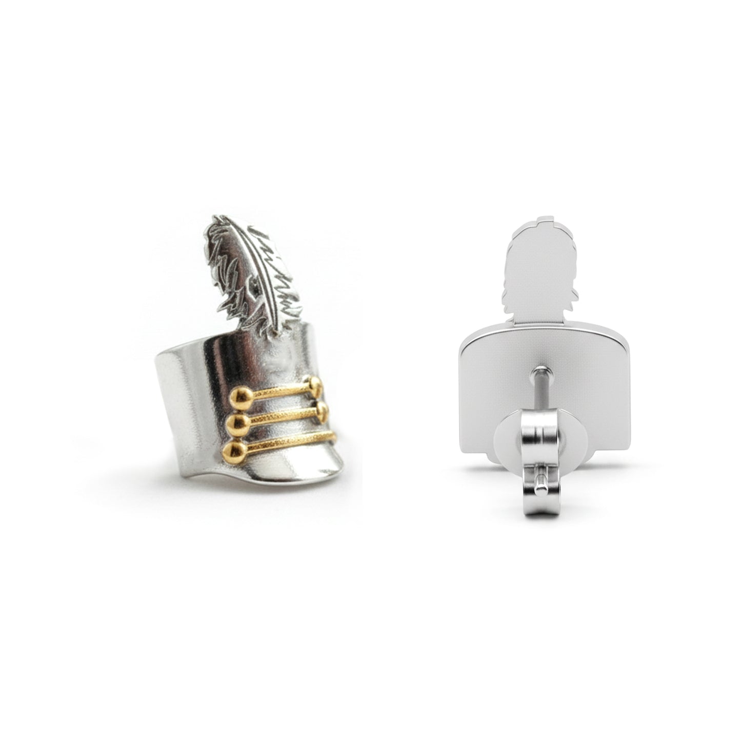 Marching Band Hat Stud Earrings: Music Lover