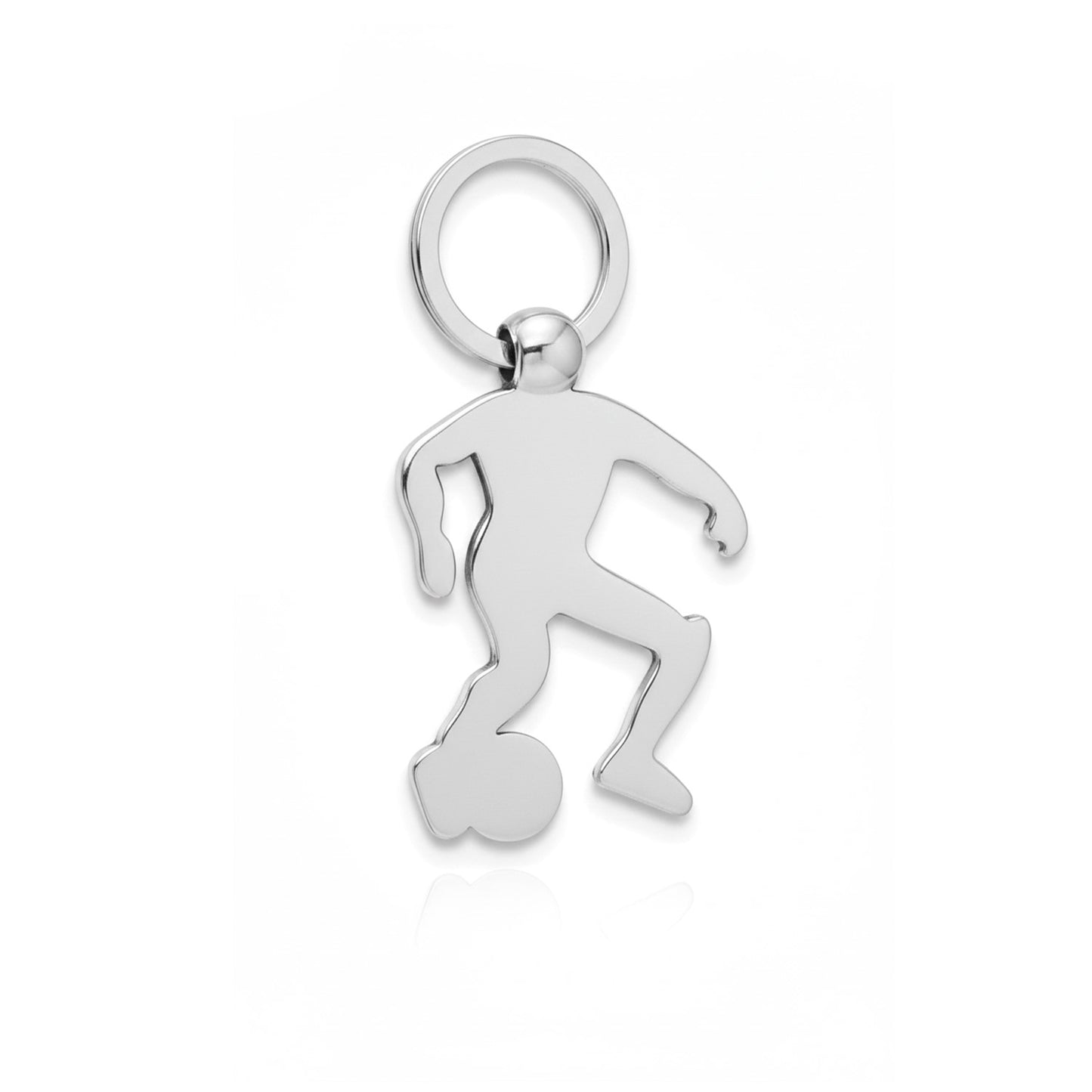 Soccer - Soccer Player Ring Keychain