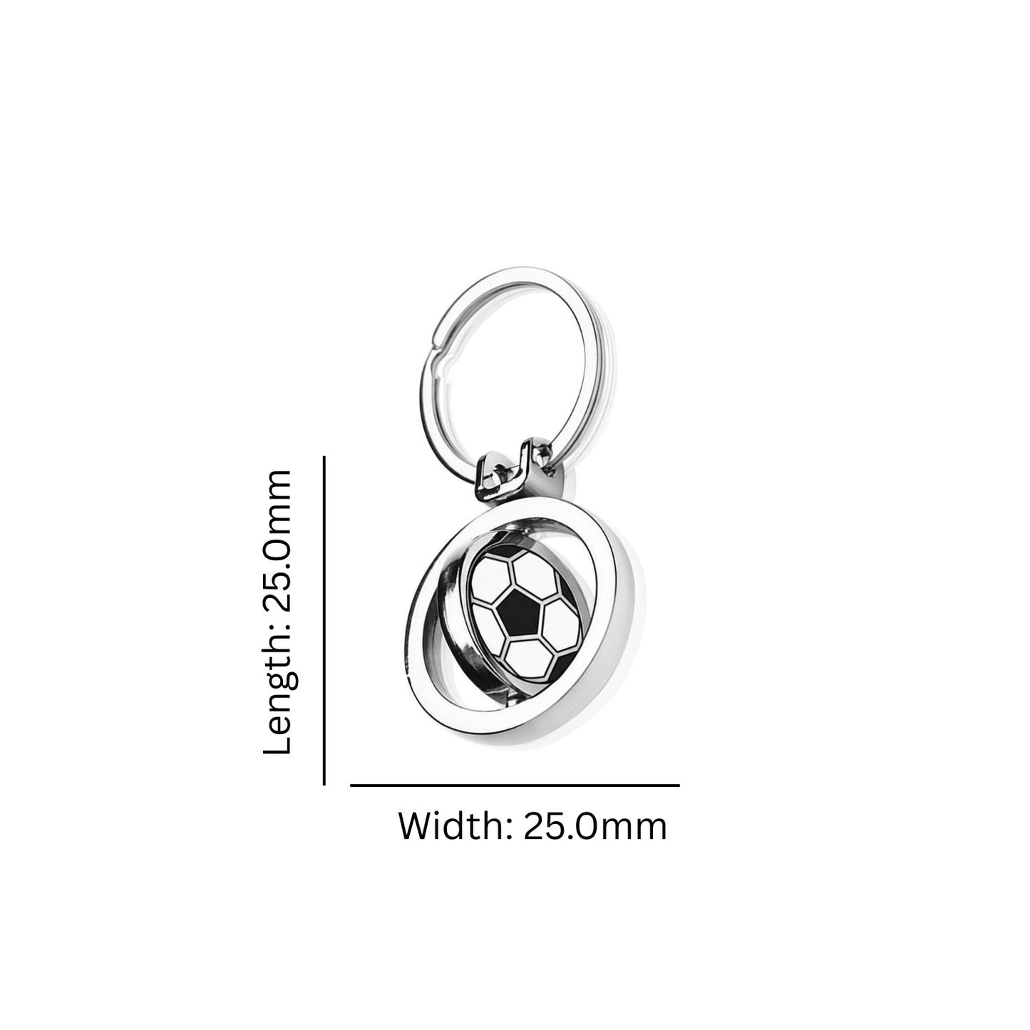 Soccer Keychain – Spinner Soccer Design