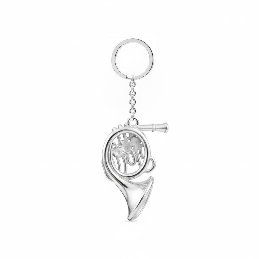 Music Instrument French Horn Keychain
