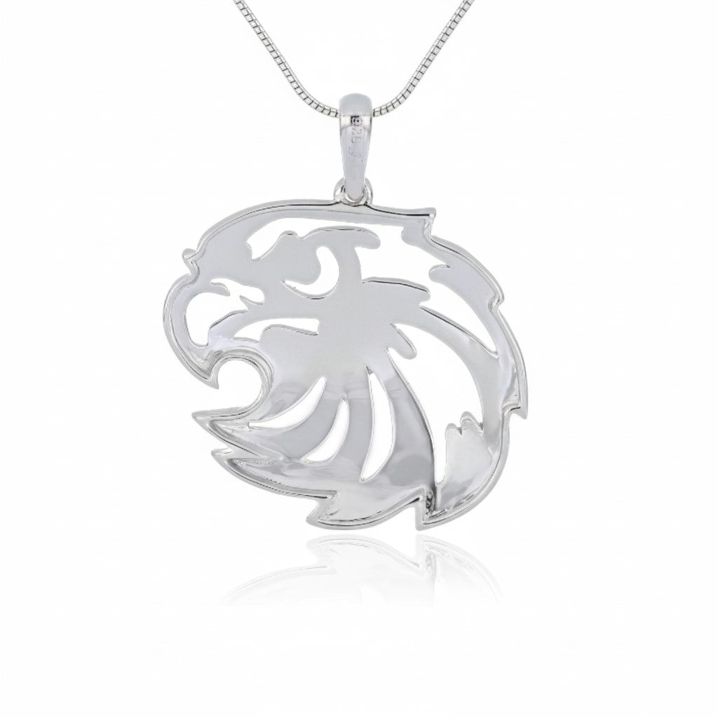Georgetown High School Pendant (Eagles) – Eagle Mascot Design – Sterling Silver 925