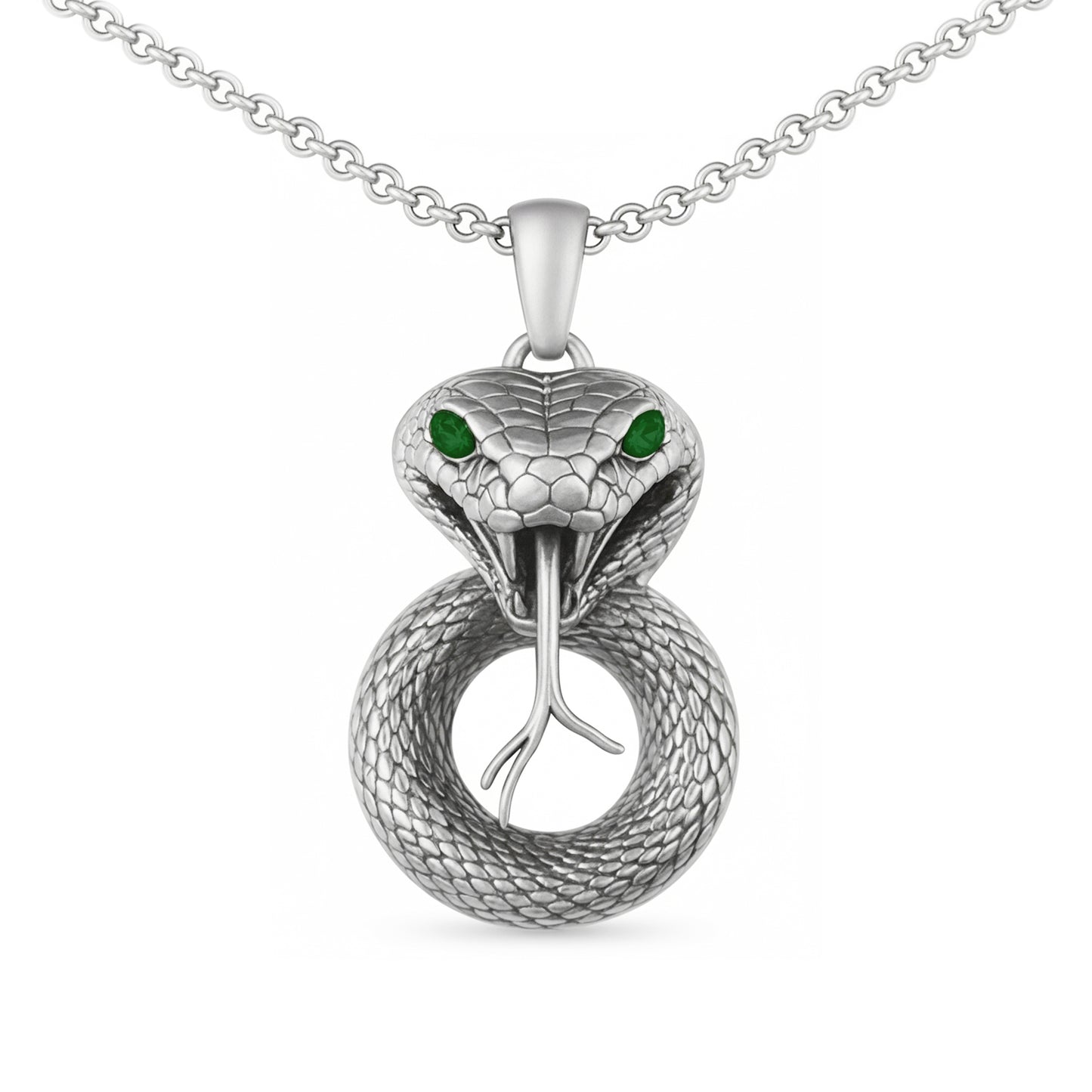 Vandegrift High School Exclusive Mascot Pendant (Vipers) –Sterling Silver 925
