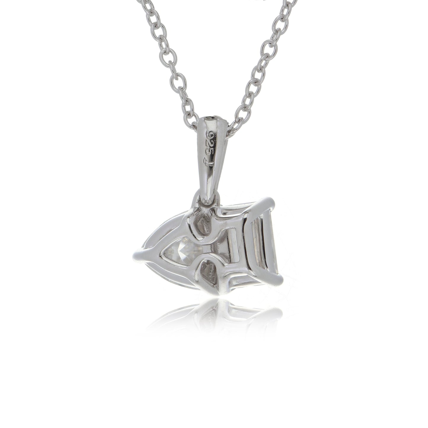 Moissanite 1.47ctw Pendant in Sterling Silver