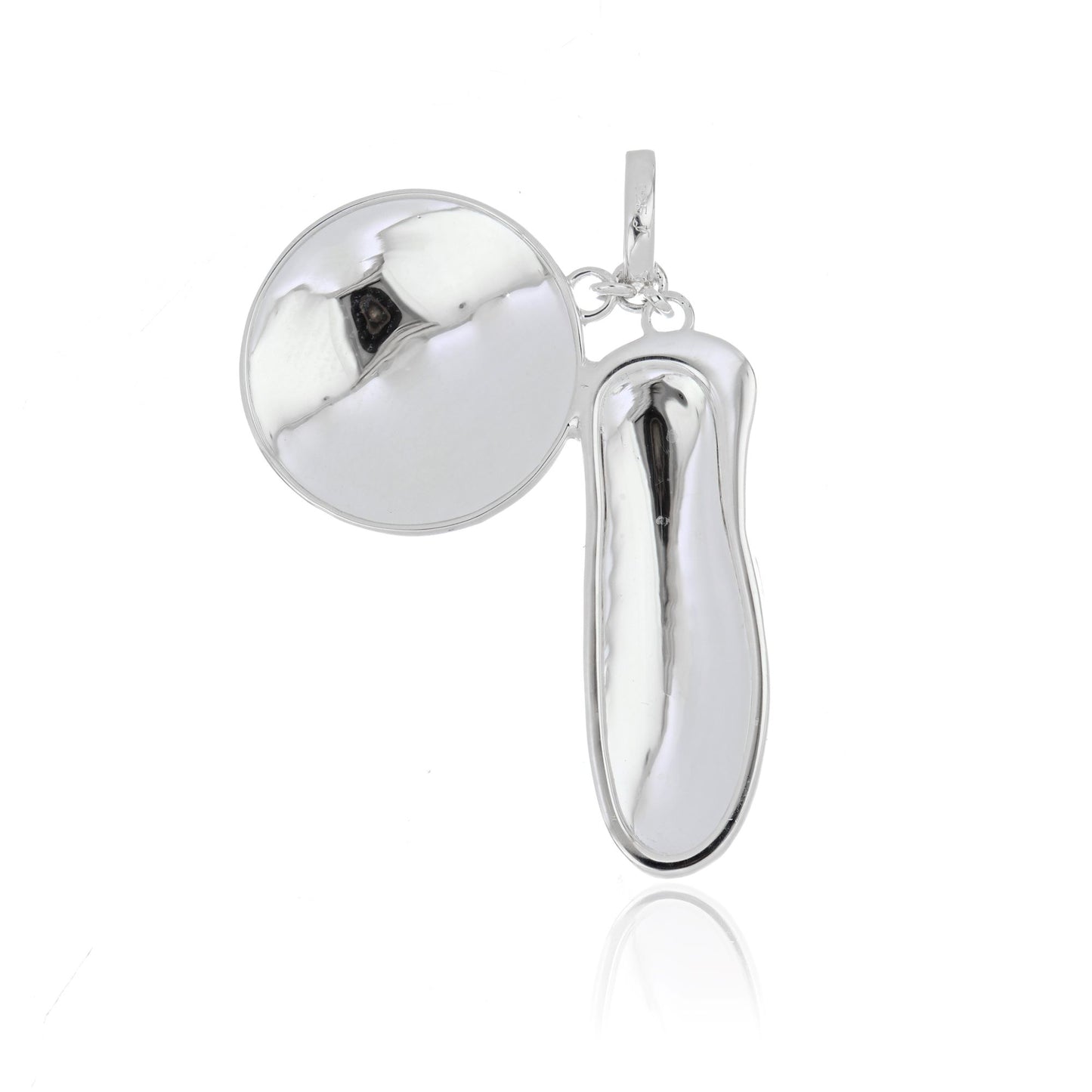 Soccer Sports Pendant – Soccer Shoe & Ball Design –Sterling Silver 925