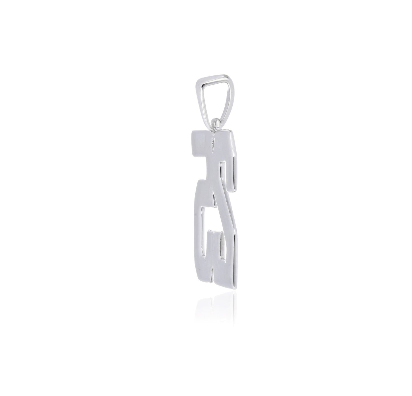 Jersey No.“25” Pendant – Sports/Custom Design Sterling Silver 925
