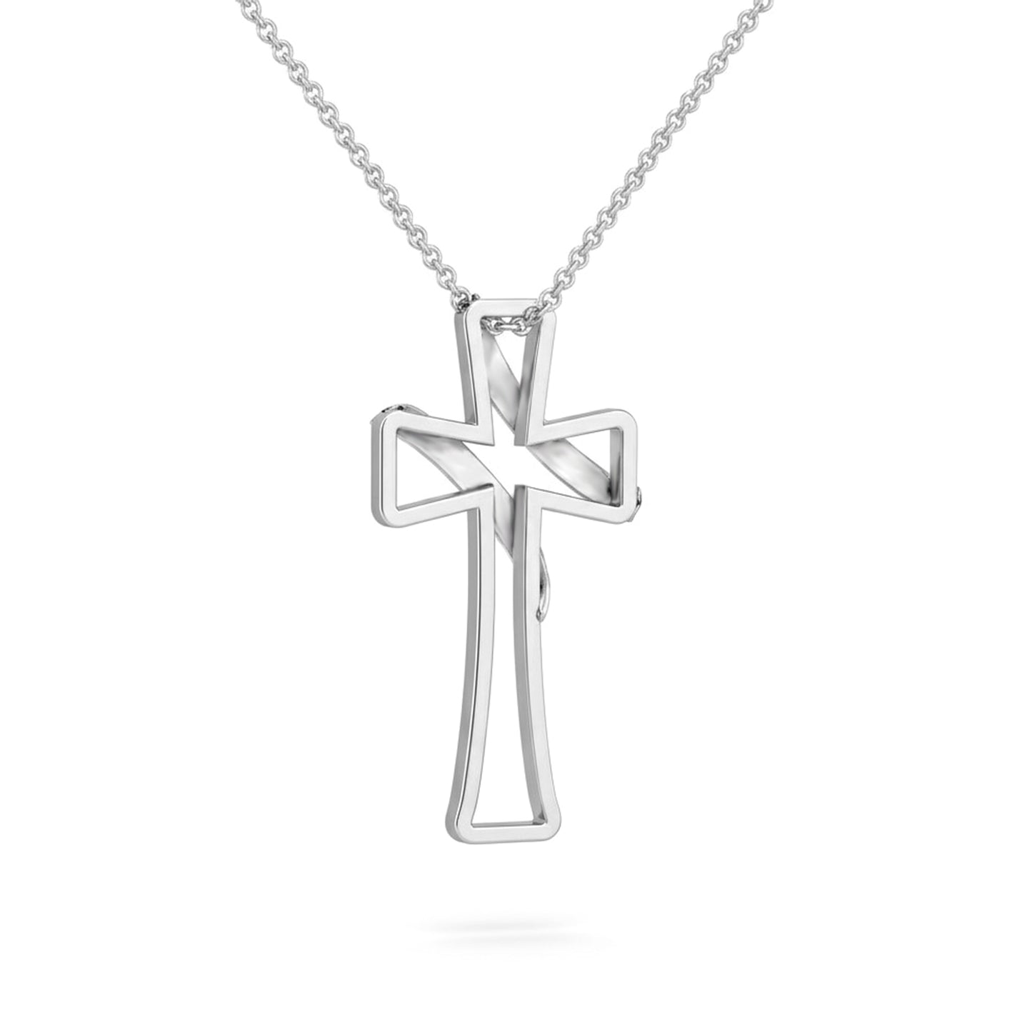 Baseball Pendant – Cross Design with Enamel