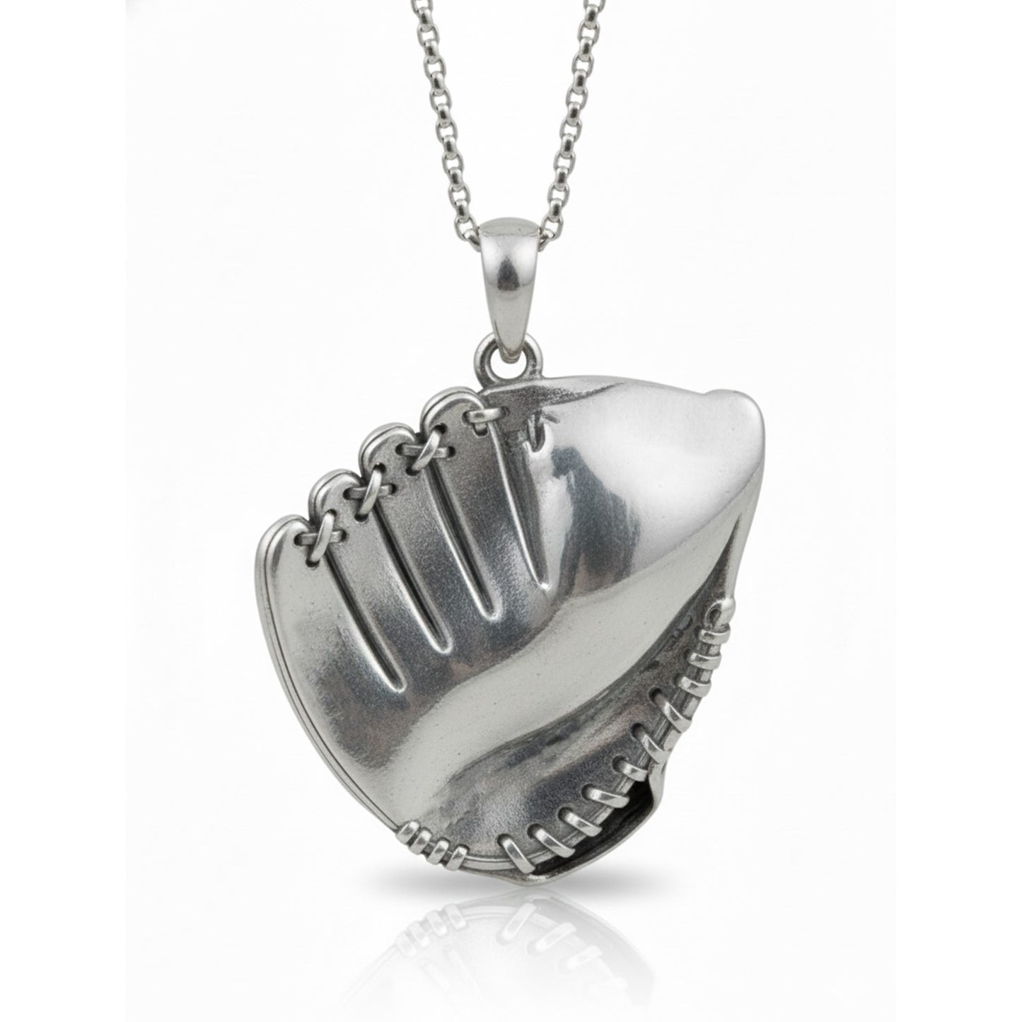 Baseball Pendant – Glove and Ball Design