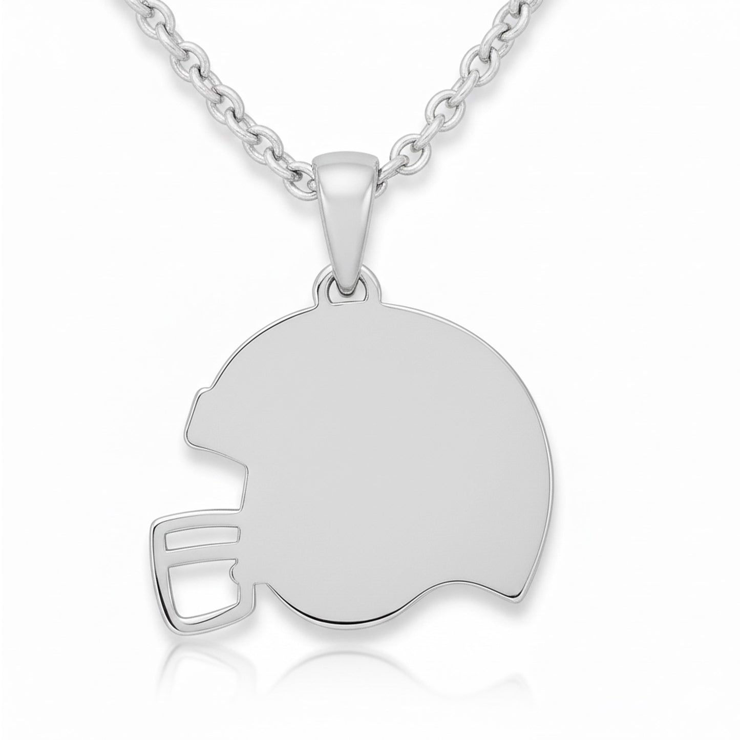 East View High School Helmet With Enamel “EV” Logo Pendant (Patriots)