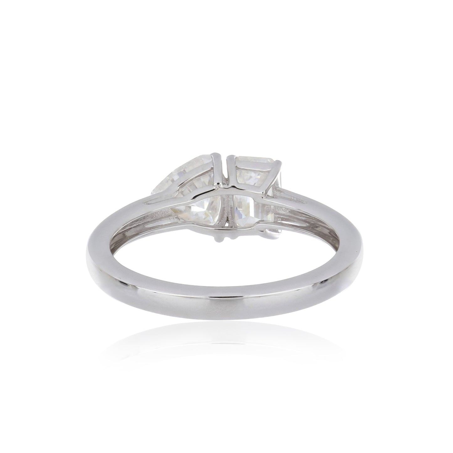 Moissanite 1.45ctw Ring in Sterling Silver
