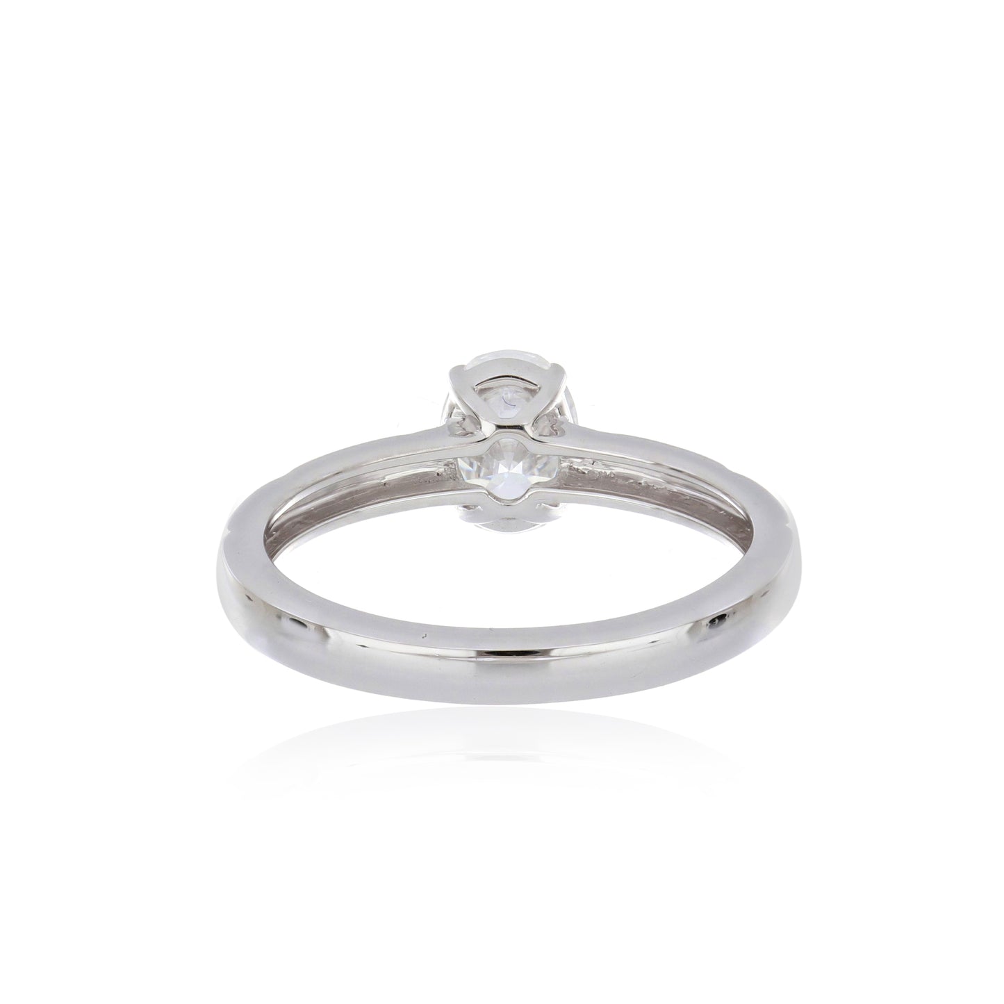 Moissanite 0.86 ctw Ring in Sterling Silver