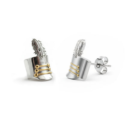 Marching Band Hat Stud Earrings: Music Lover