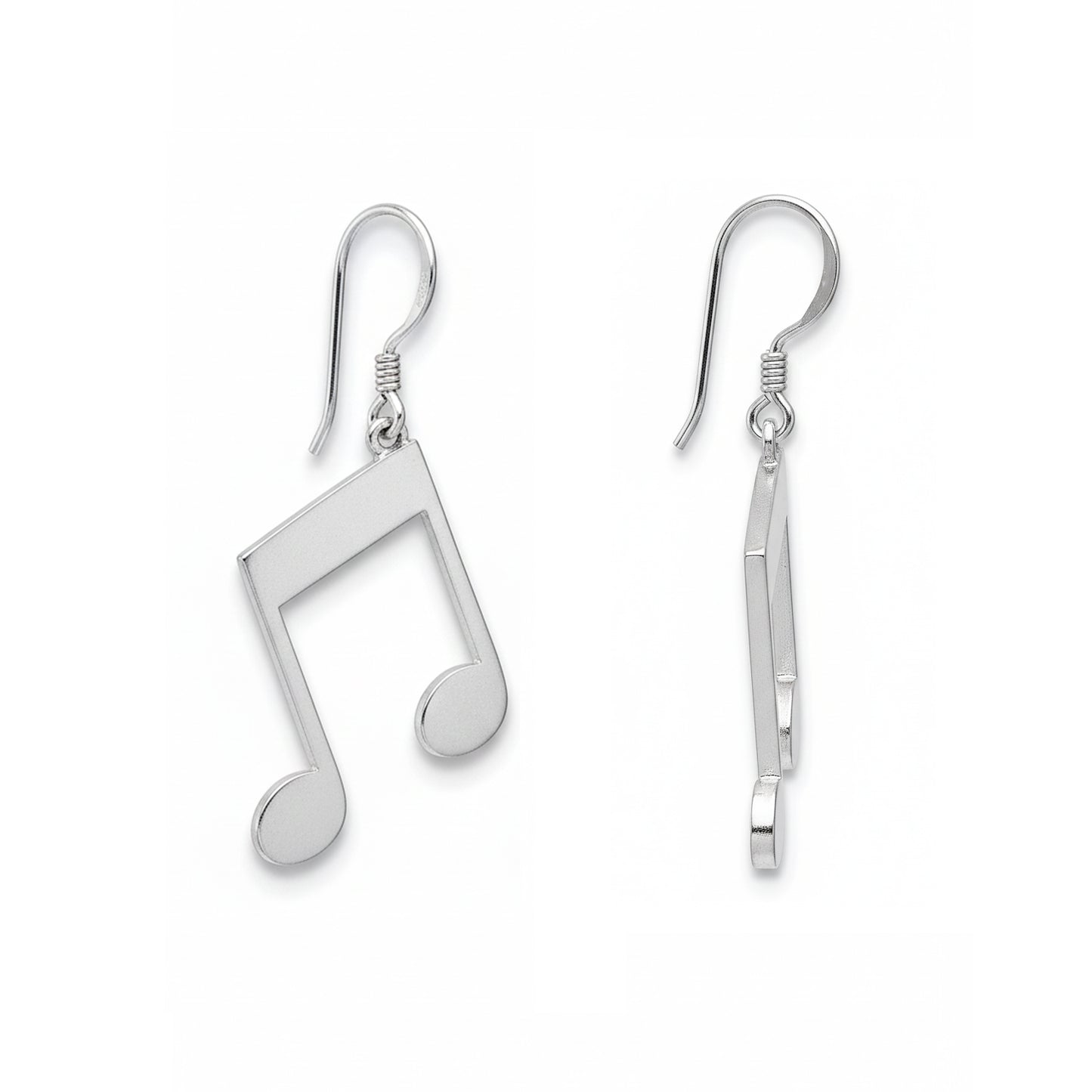 Eighth Note Dangle Earrings: Music Lover