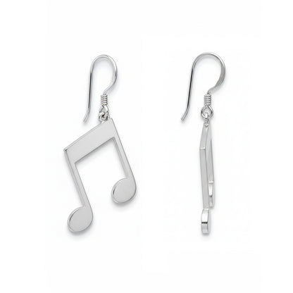 Eighth Note Dangle Earrings: Music Lover