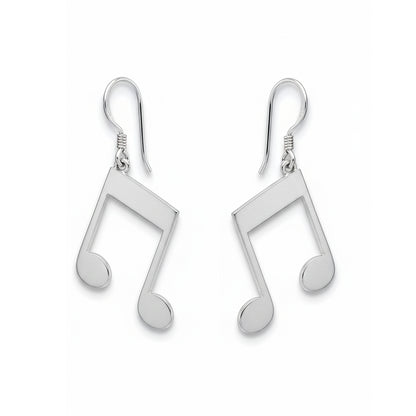 Eighth Note Dangle Earrings: Music Lover