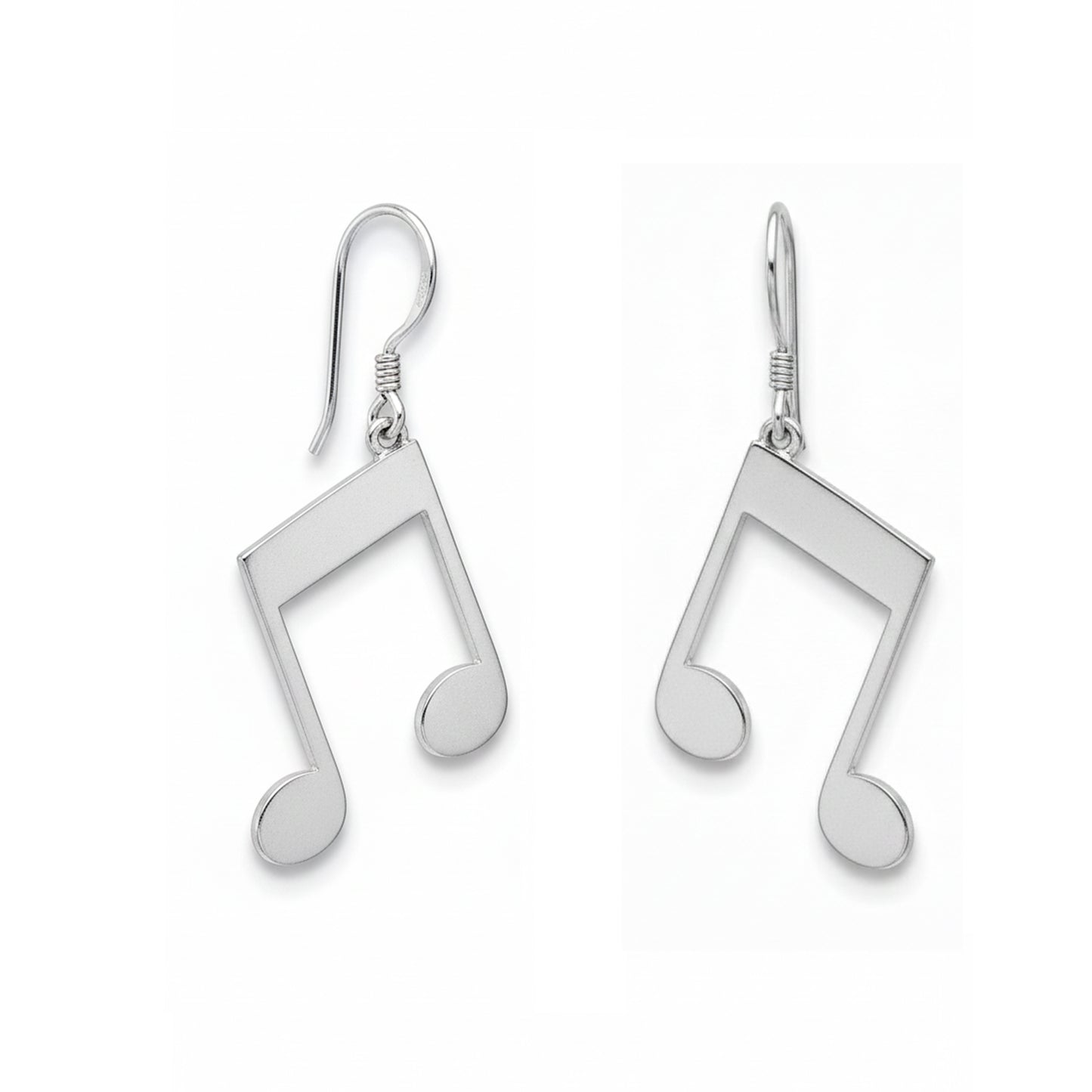 Eighth Note Dangle Earrings: Music Lover