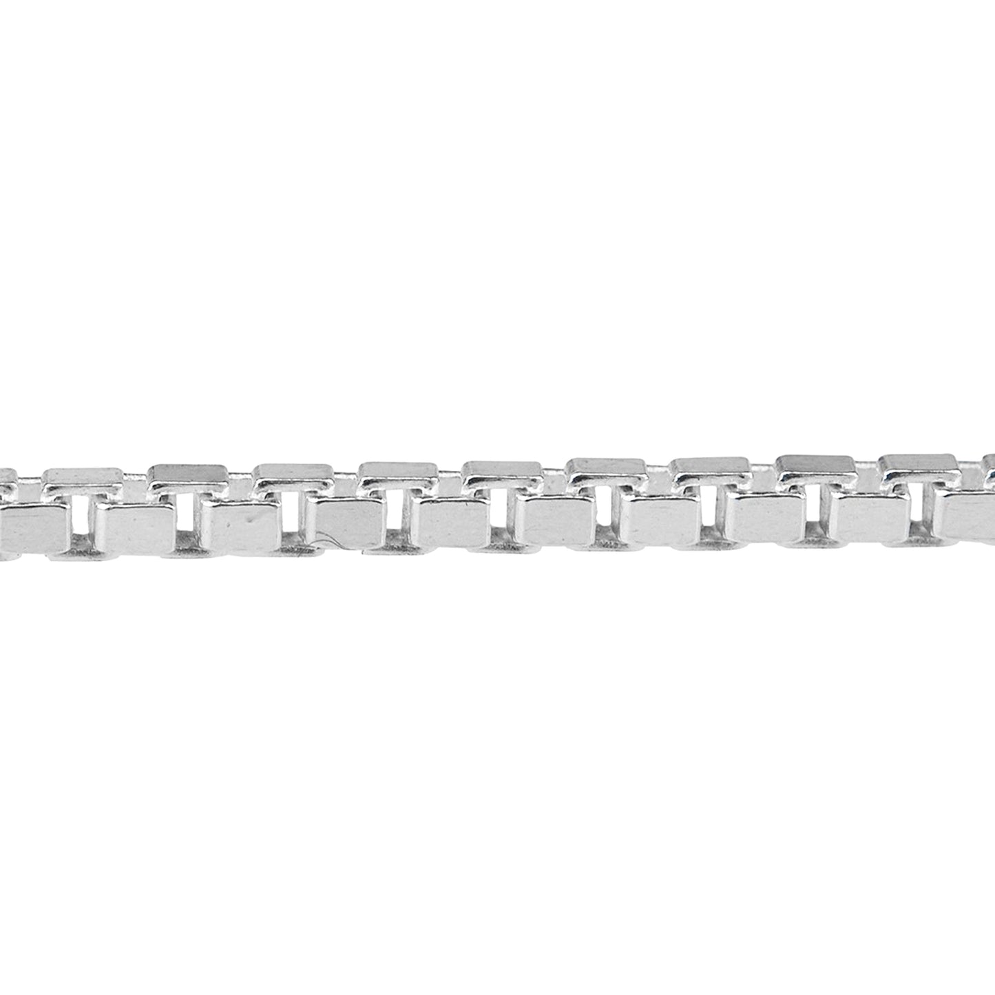 Box Chain Necklace - (KVD-012) – Simple & Sleek Design in 925 Sterling Silver