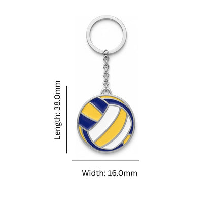 Volleyball Keychain – Volleyball Charm Keychain Design
