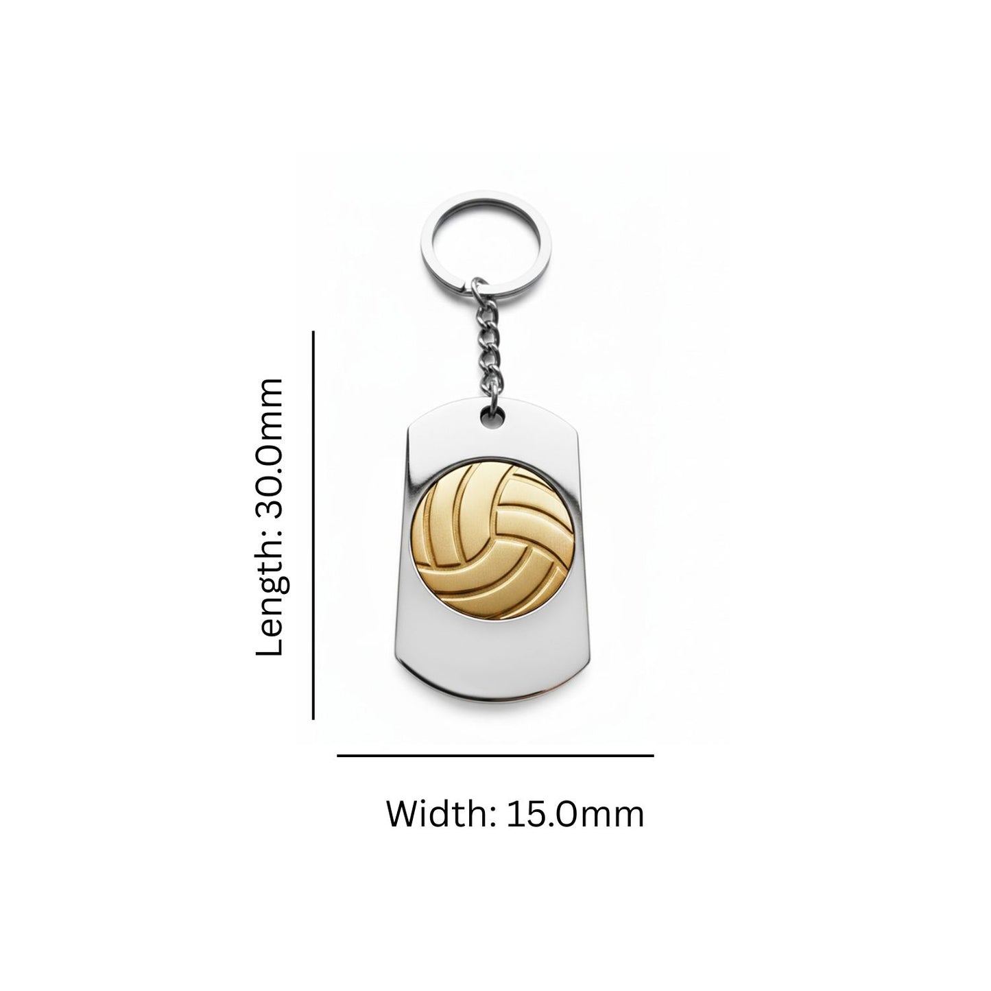 Volleyball Keychain– Sports Enthusiast Design