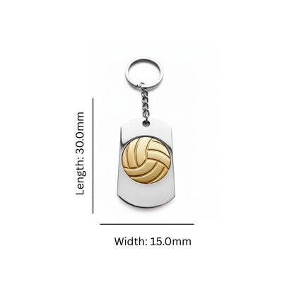 Volleyball Keychain– Sports Enthusiast Design