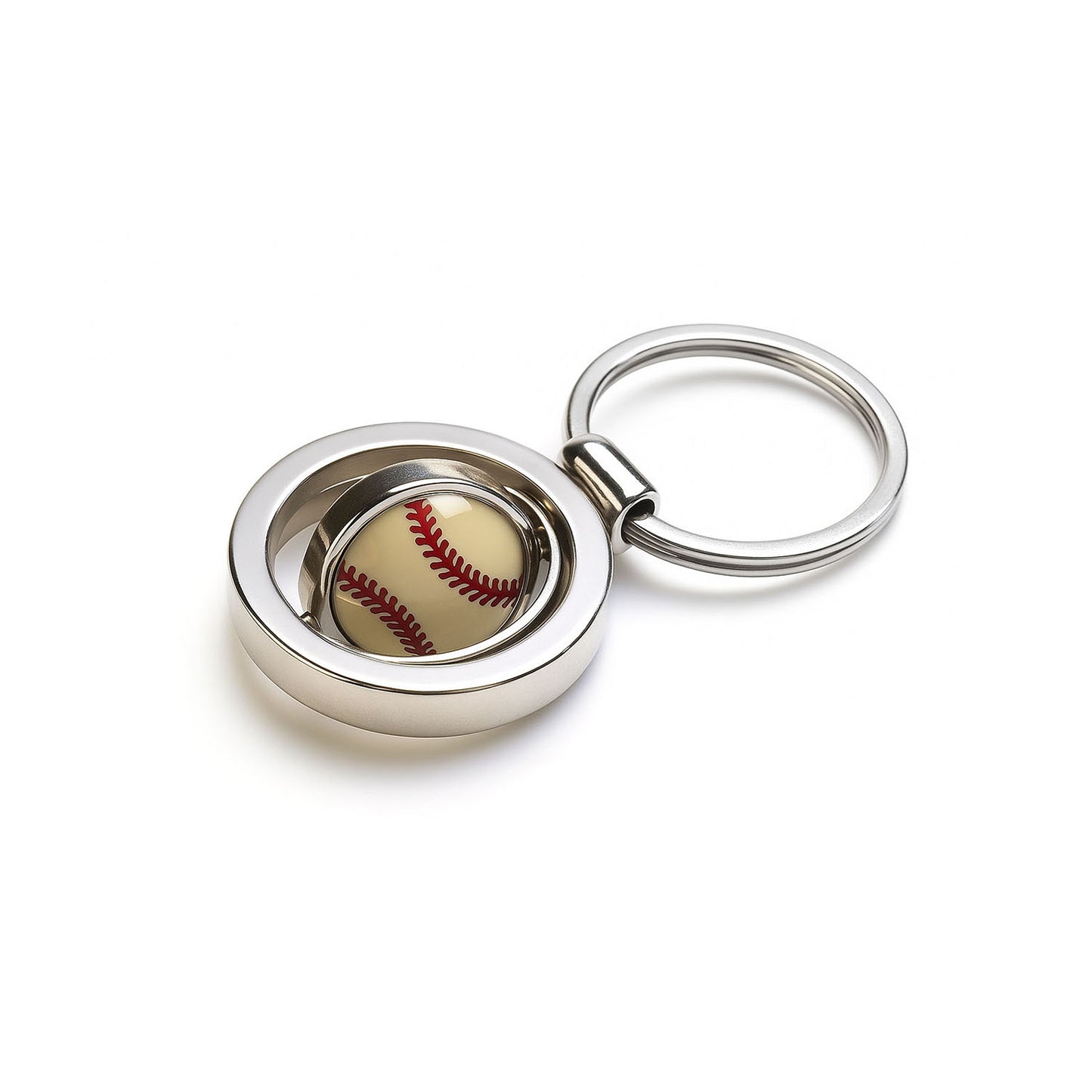 Softball Keychain – Spinner Softball Design