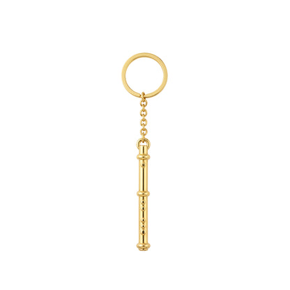 The Flute / Recorder Keychain: Wind Instrument Charm