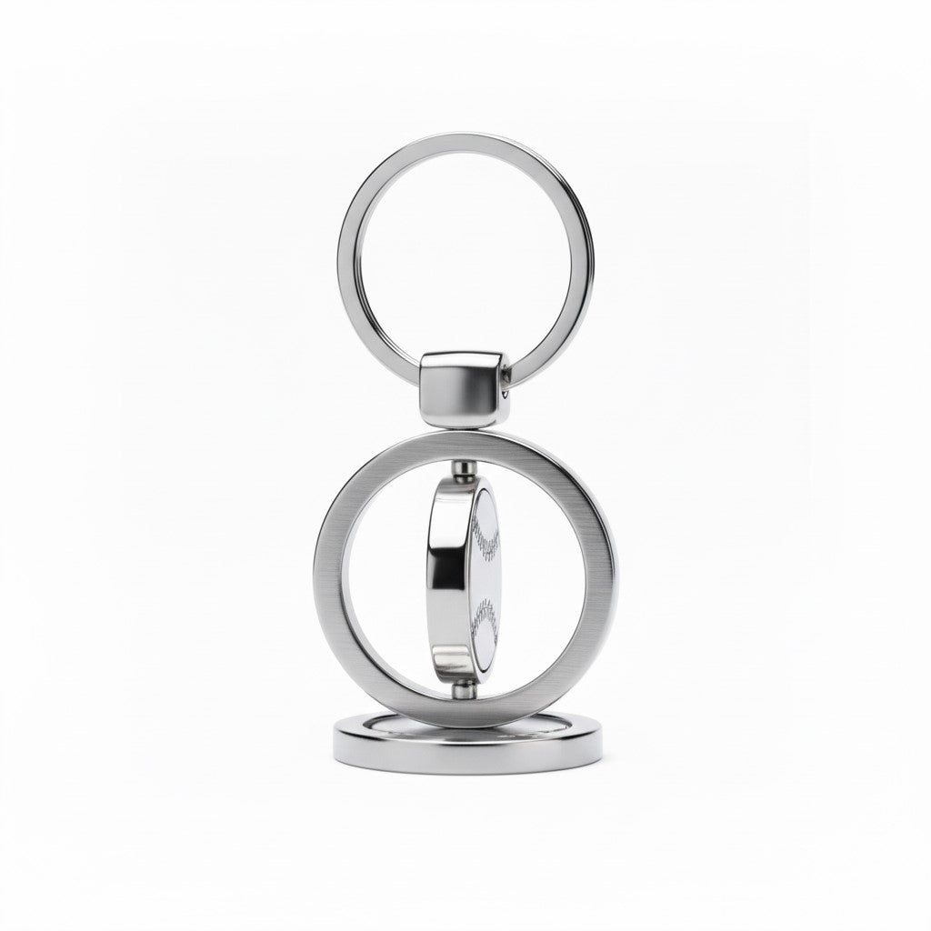 Baseball Keychain – Spinner Baseball Design
