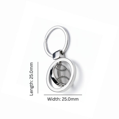 Baseball Keychain – Spinner Baseball Design
