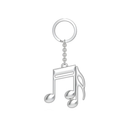The Double Music Notes Keychain: A Symphony of Style