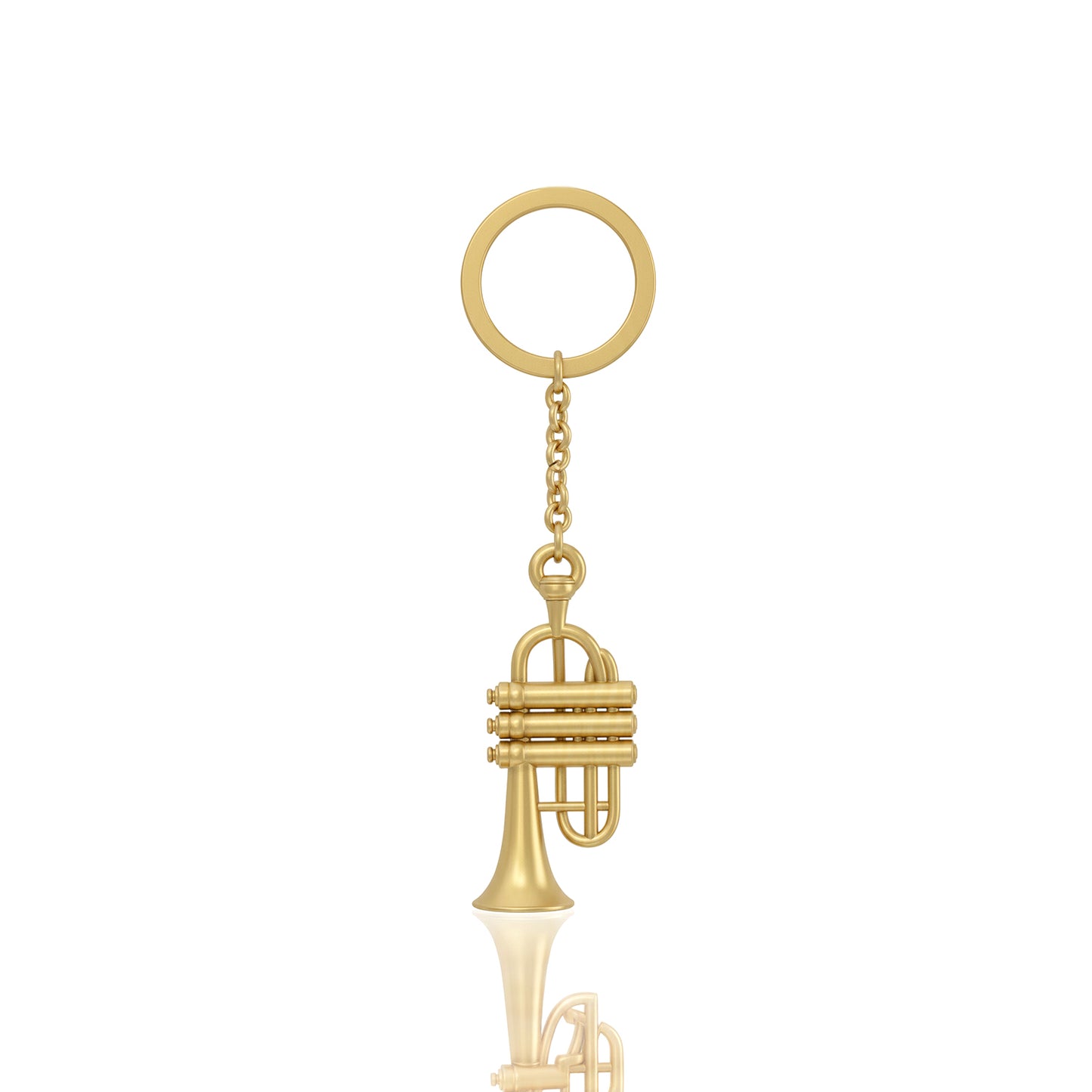 The Trumpet Keychain: Musical Instrument