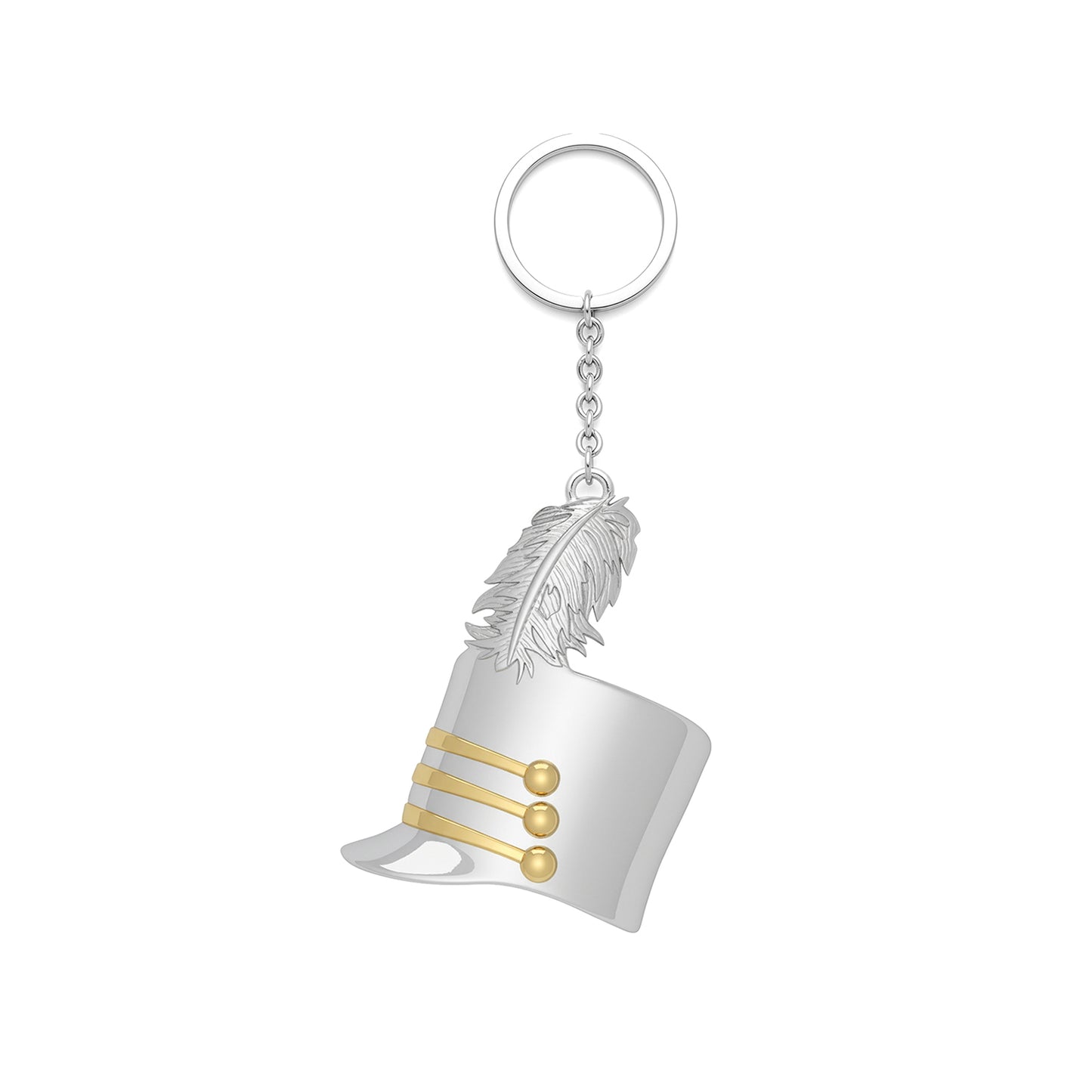 The Plumed Shako Hat Keychain: Marching Corps Excellence