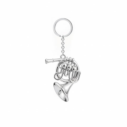 Music Instrument French Horn Keychain