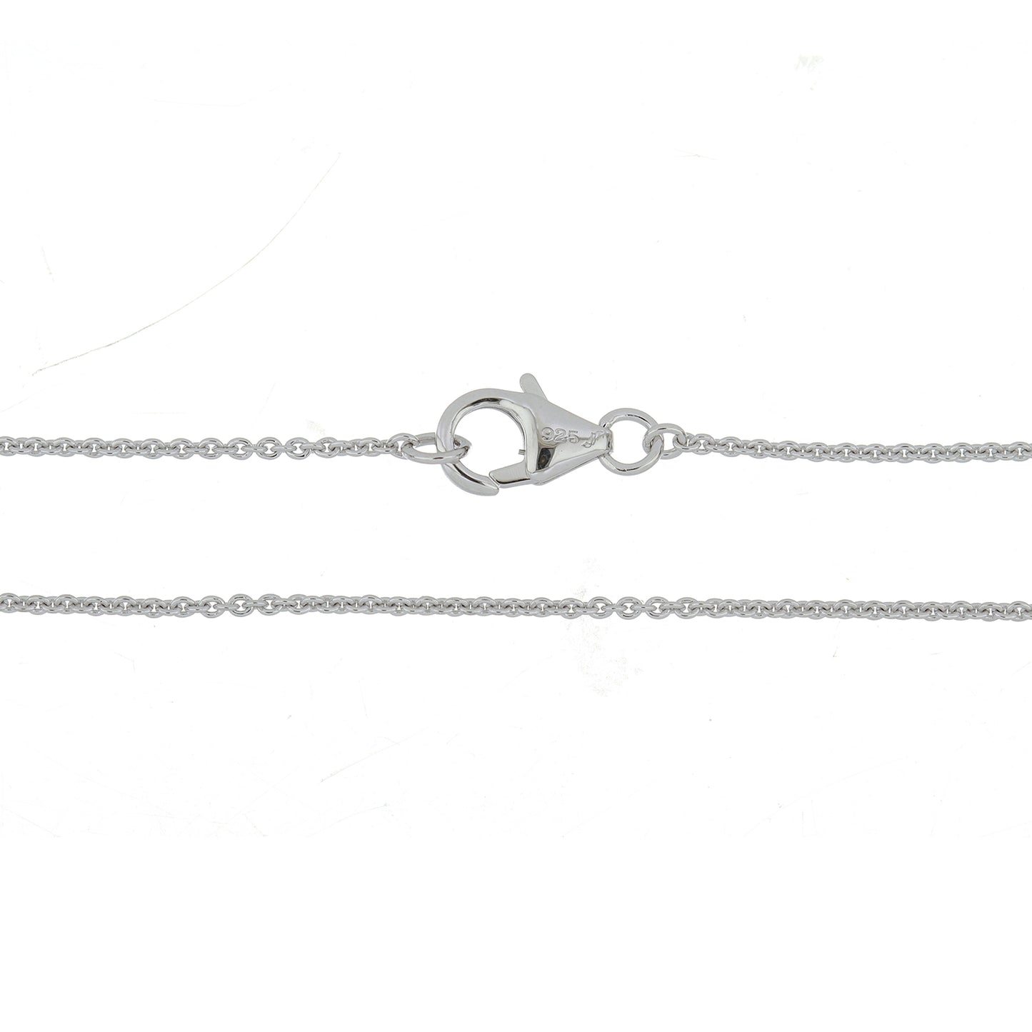 "Figaro Chain Necklace (M/FZ030) – Simple & Sleek Design in 925 Sterling Silver"