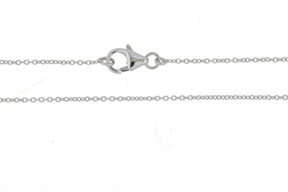 Figaro Chain Necklace - (M/FZ035) – Simple & Sleek Design in 925 Sterling Silver