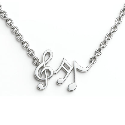 The Treble Clef & Notes Necklace: Wear Your Melody