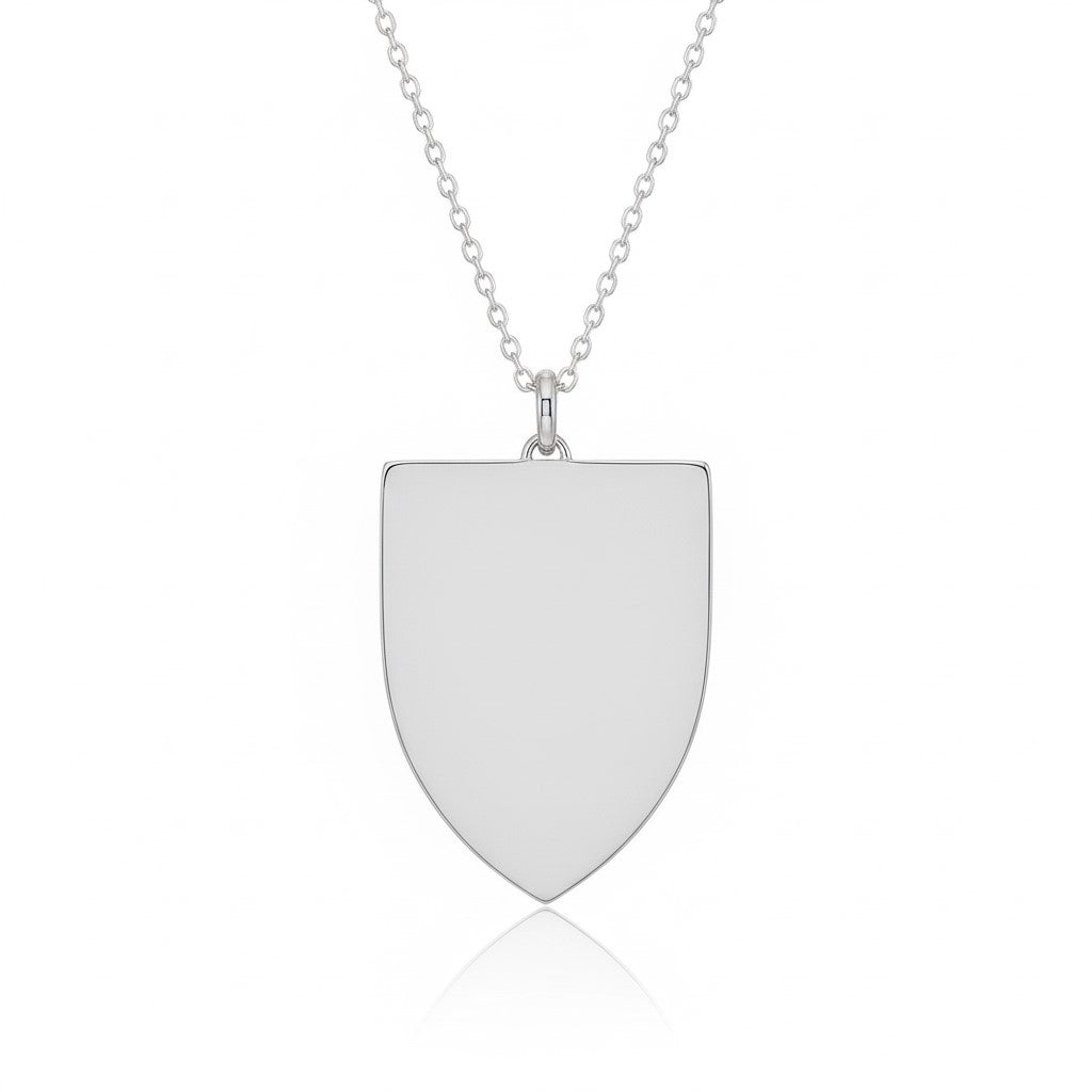 Vista Ridge High School Soccer Shields Pendant (Rangers) – Crest Design with Soccer & Star – Sterling Silver 925
