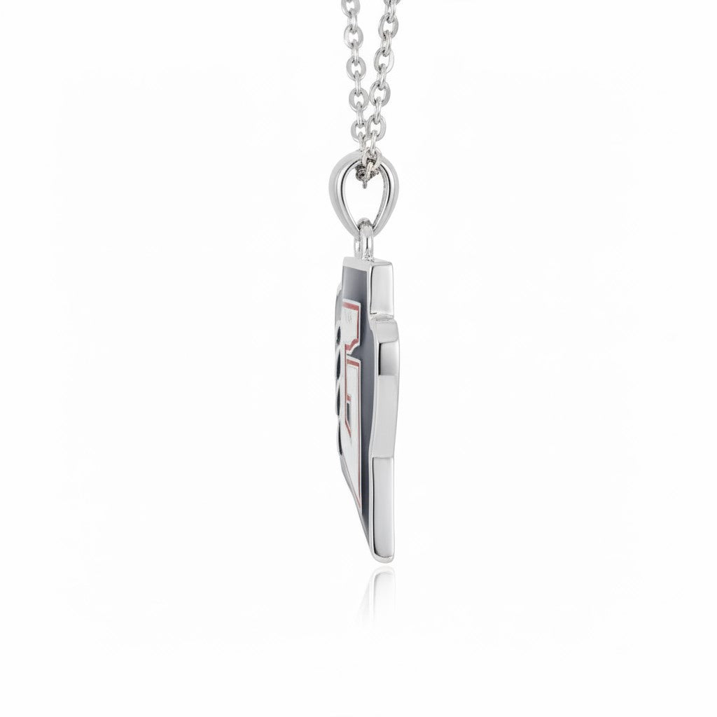 Glenn High School Pendant (Grizzlies) – “G” Logo with Bear Claw Design – Sterling Silver 925