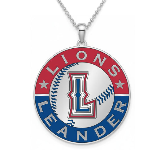 Leander High School Circle “L” Logo Pendant  (Lions)