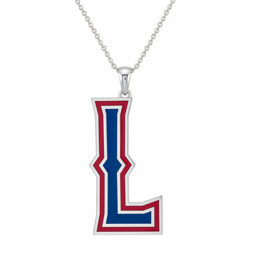 Leander High School “L” Logo Pendant (Lions)-Sterling Silver 925