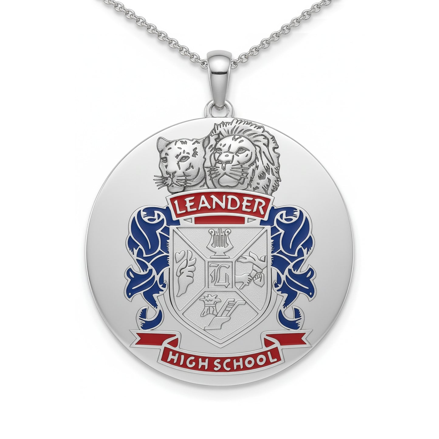 Leander High School Circle Logo Pendant (Lions)