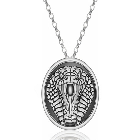 Vandegrift High School Exclusive Mascot Pendant (Vipers) –Sterling Silver 925