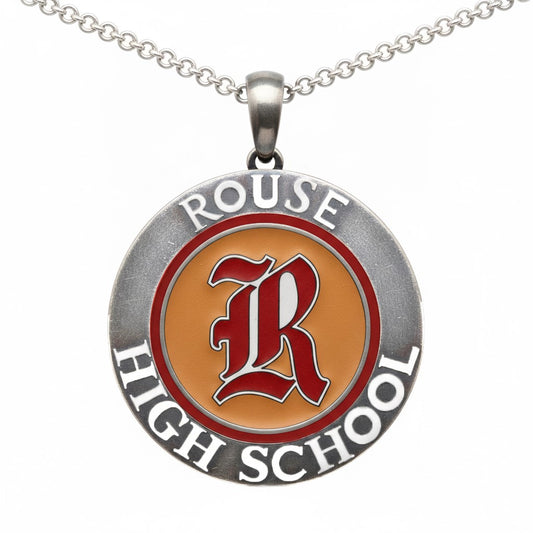Rouse High School “R” Logo Pendant (Raiders)