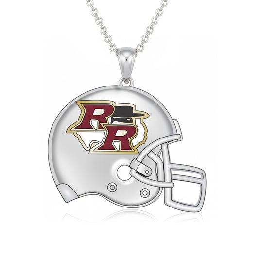 Rouse High School Helmet Pendant (Raiders) – Sterling Silver 925