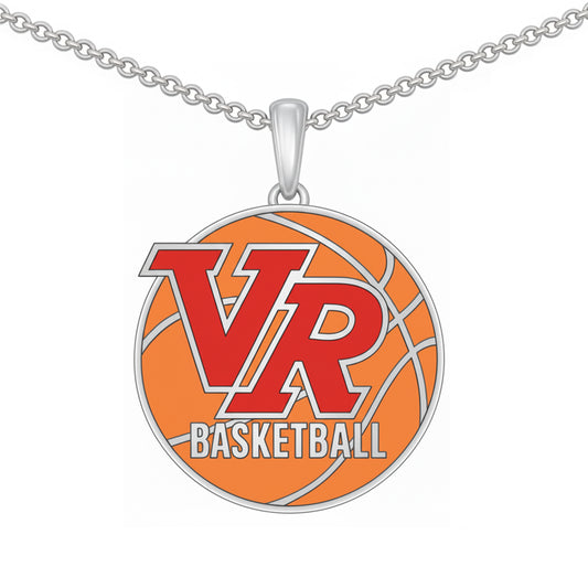 Vista Ridge High School Sports Pendant with Enamel (Rangers) – Sterling Silver 925