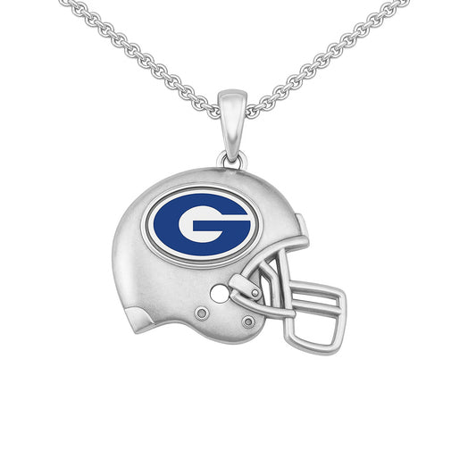 Georgetown High School Helmet bold “G” Logo Pendant (Eagles) – Sterling Silver 925