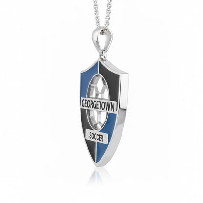 Georgetown High School Soccer Shield Pendant (Eagles)
