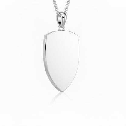 Georgetown High School "G" Logo With Enamel Shield Pendant (Eagles)