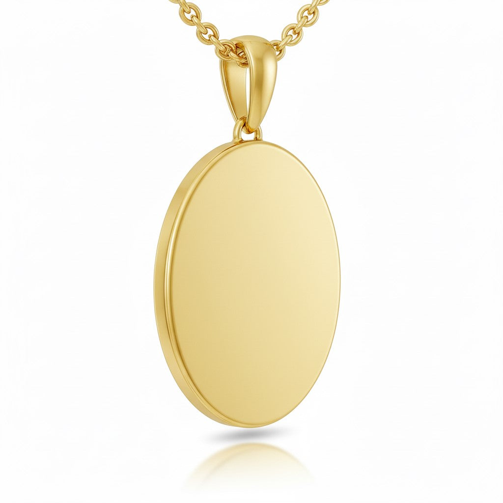 East View High School “EV” Logo Circle Pendant (Patriots)