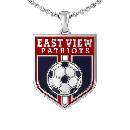 East View High School Shield Pendant (Patriots)
